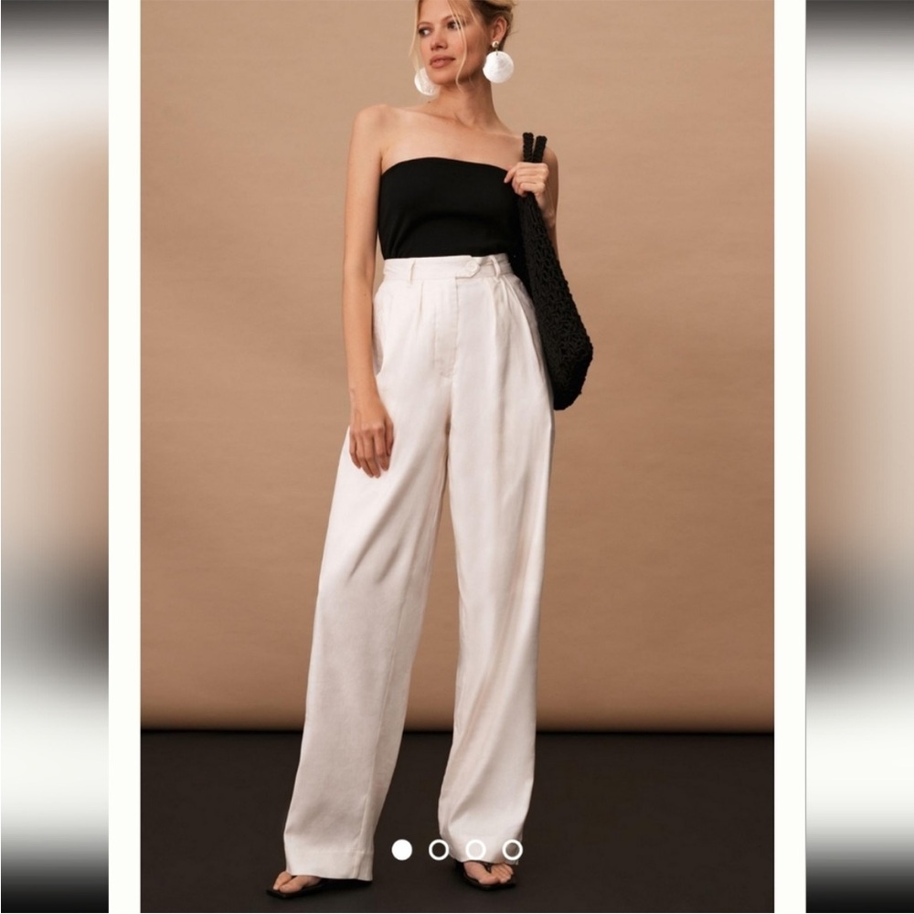 Size XS Corey Lynn Calter pleated relaxed trouser